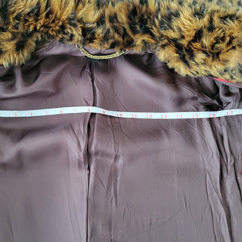 J.Crew Collection Leopard Print Collared Lined Co… - image 8